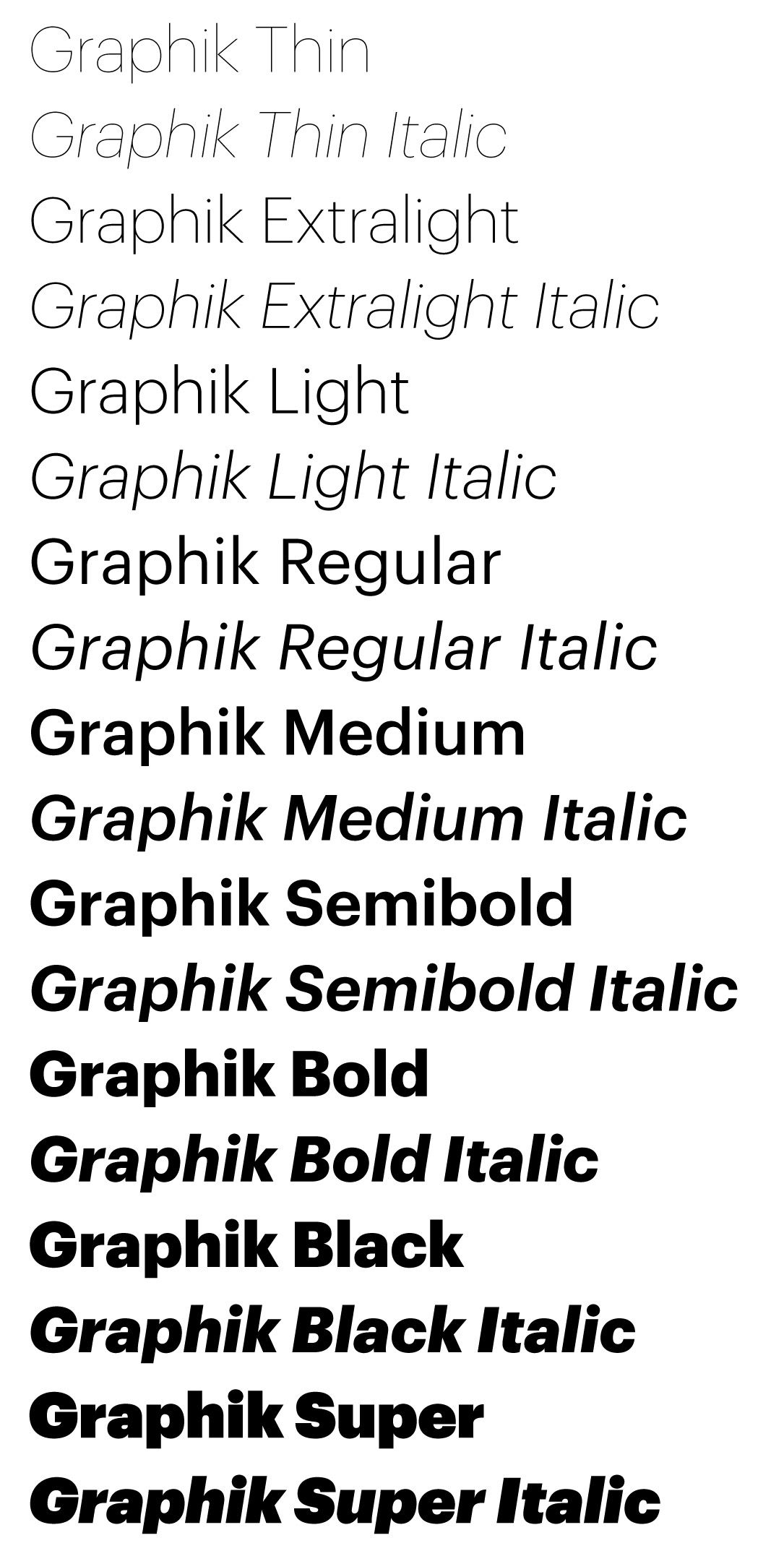 Graphik font free alternative